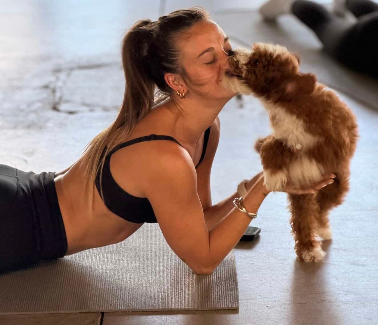 Los Angeles Puppy Yoga Birthday Home Event July 12TH (20) partial pay