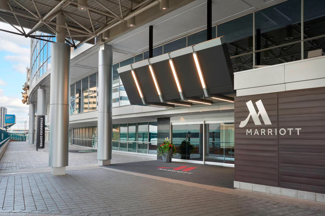 Toronto Marriott City Centre Hotel (connected to the Rogers Centre) Toronto Canada